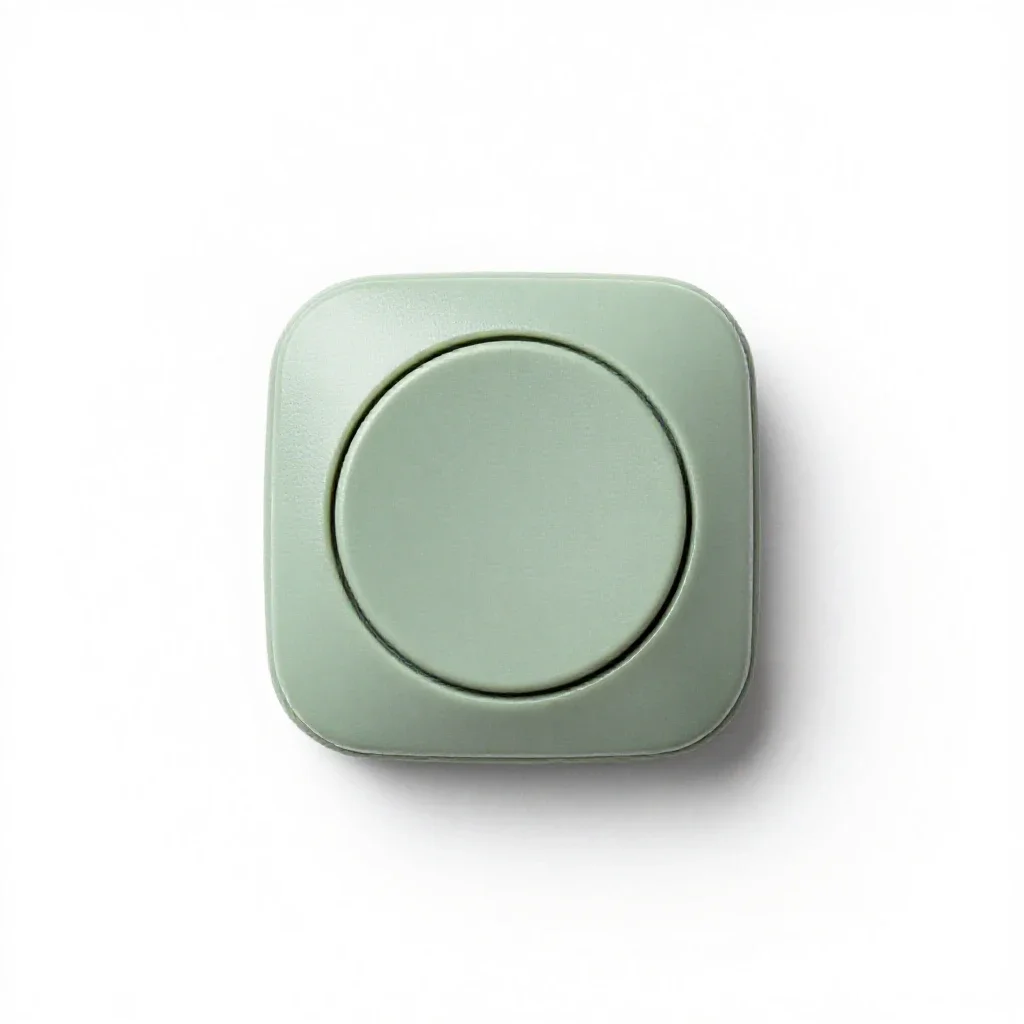 Panic button isolated on a white background