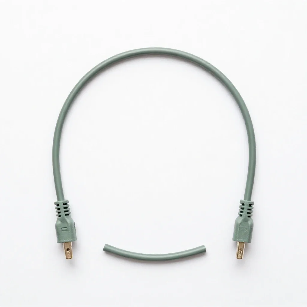 Patchcord isolated on a white background
