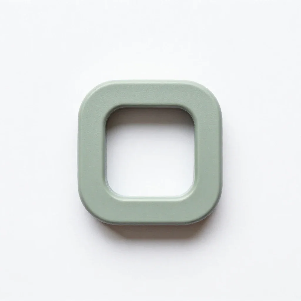 Permanent magnet isolated on a white background