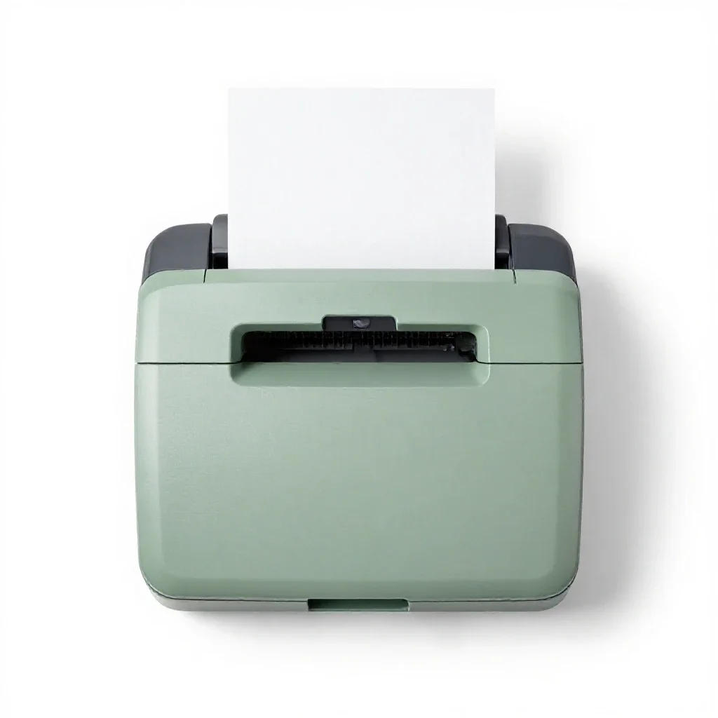 Photocopier isolated on a white background