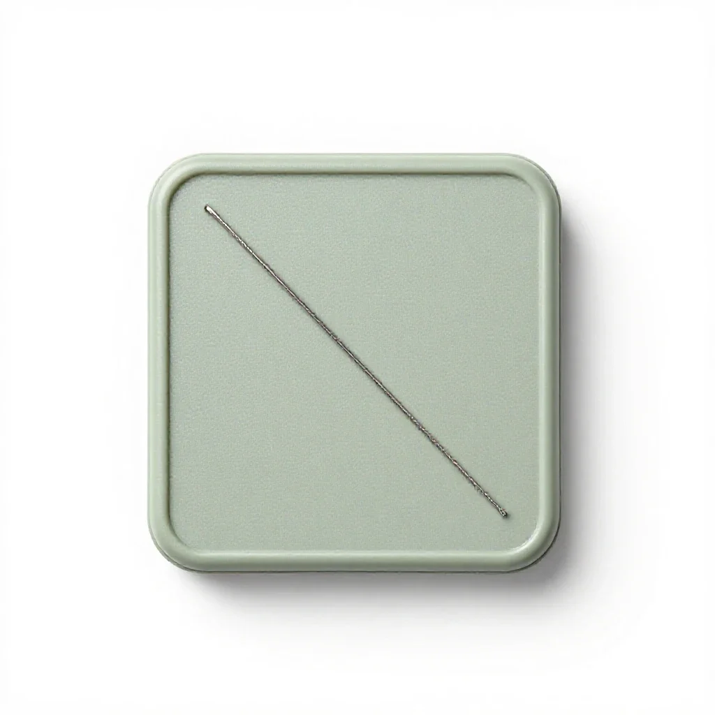 Piano wire isolated on a white background