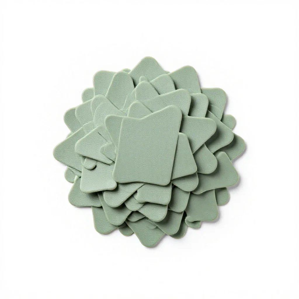 Pile isolated on a white background