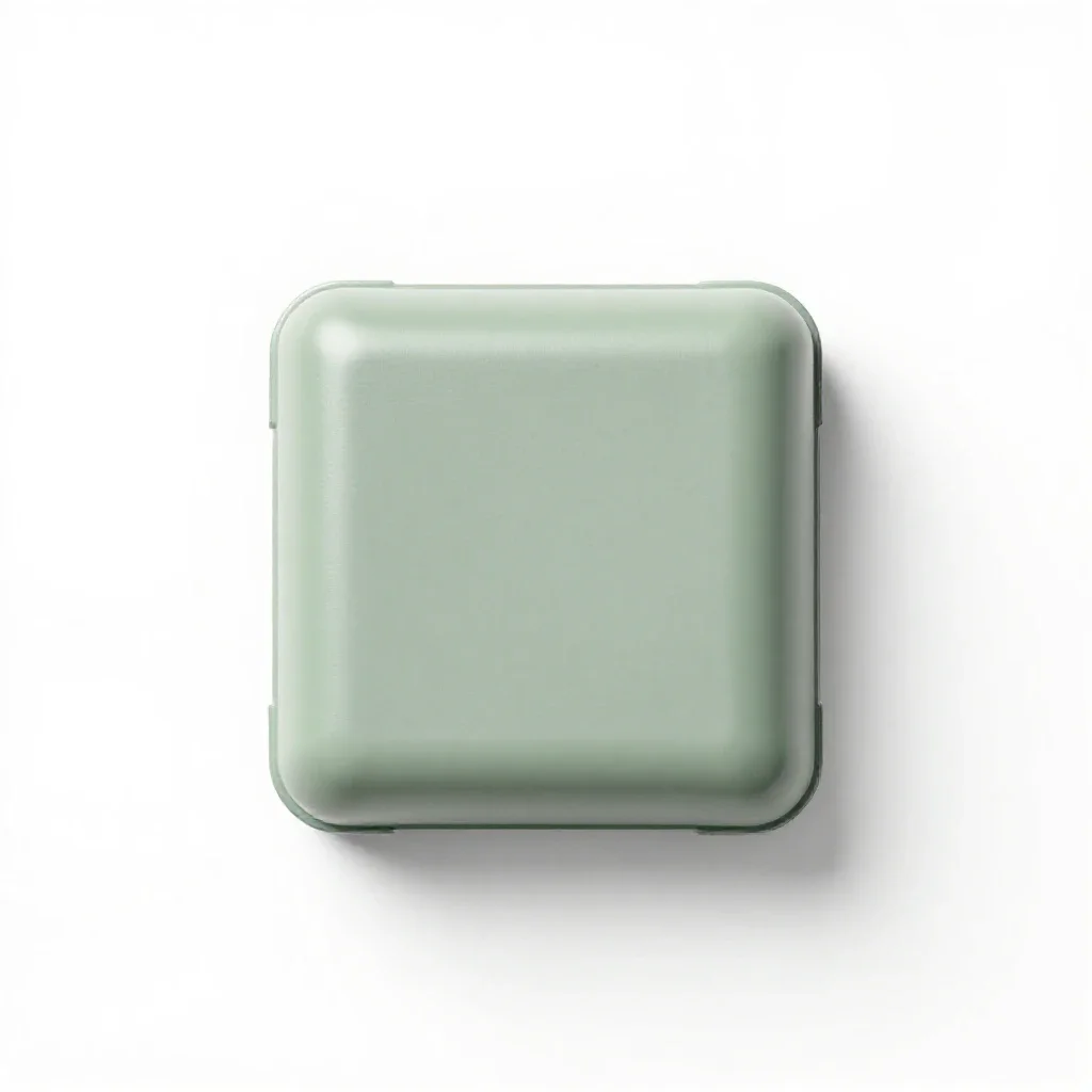 Pillow block isolated on a white background