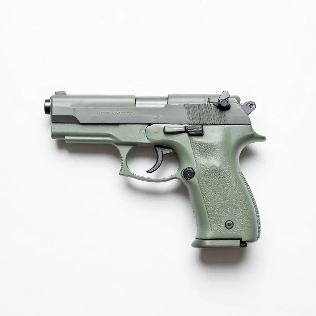 Pistol grip isolated on a white background