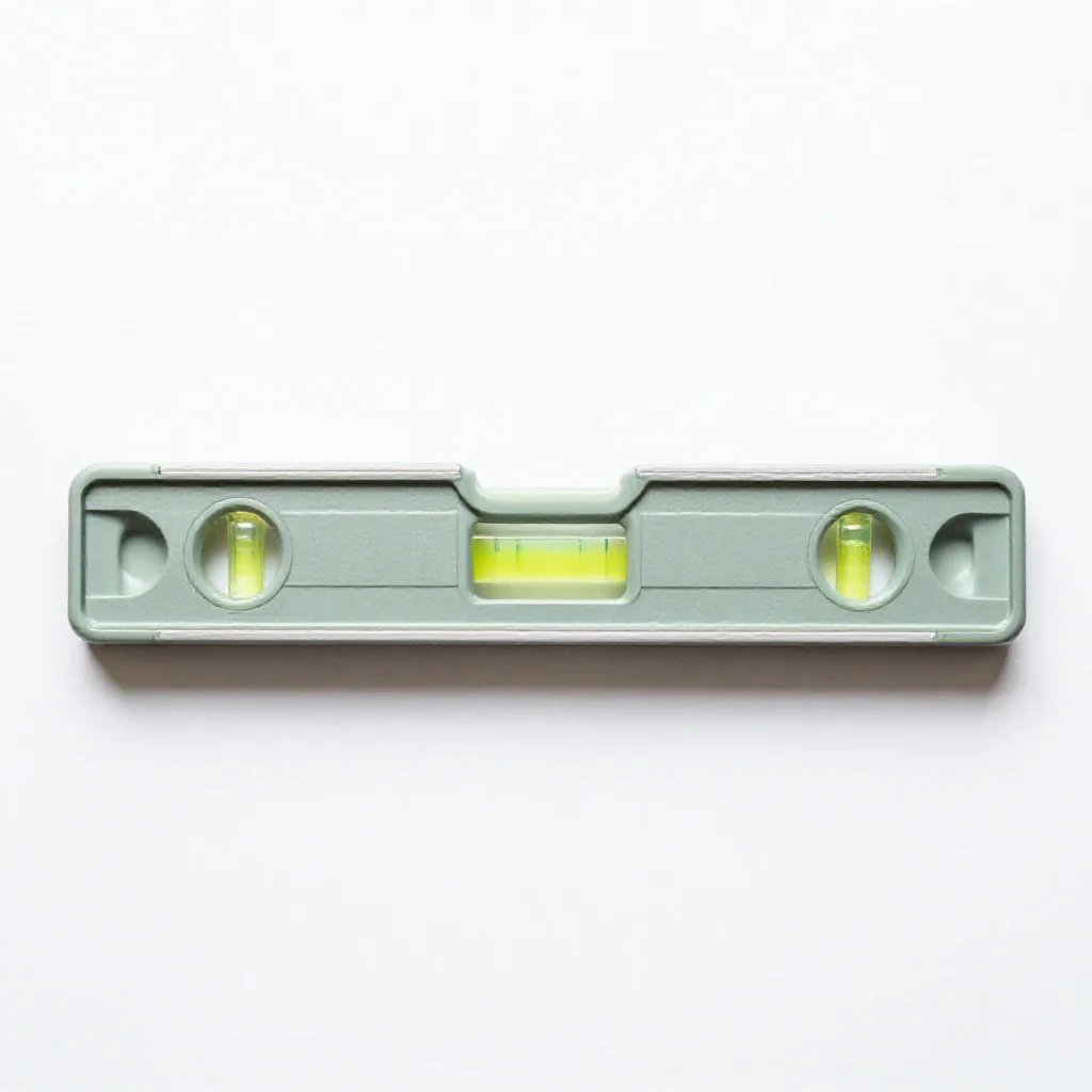 Plumb level isolated on a white background