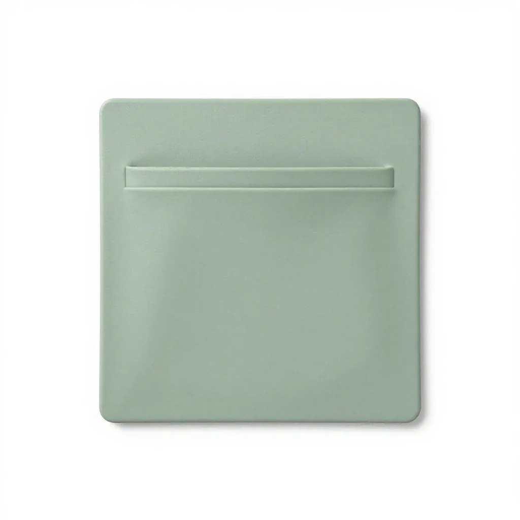 Pocket flap isolated on a white background