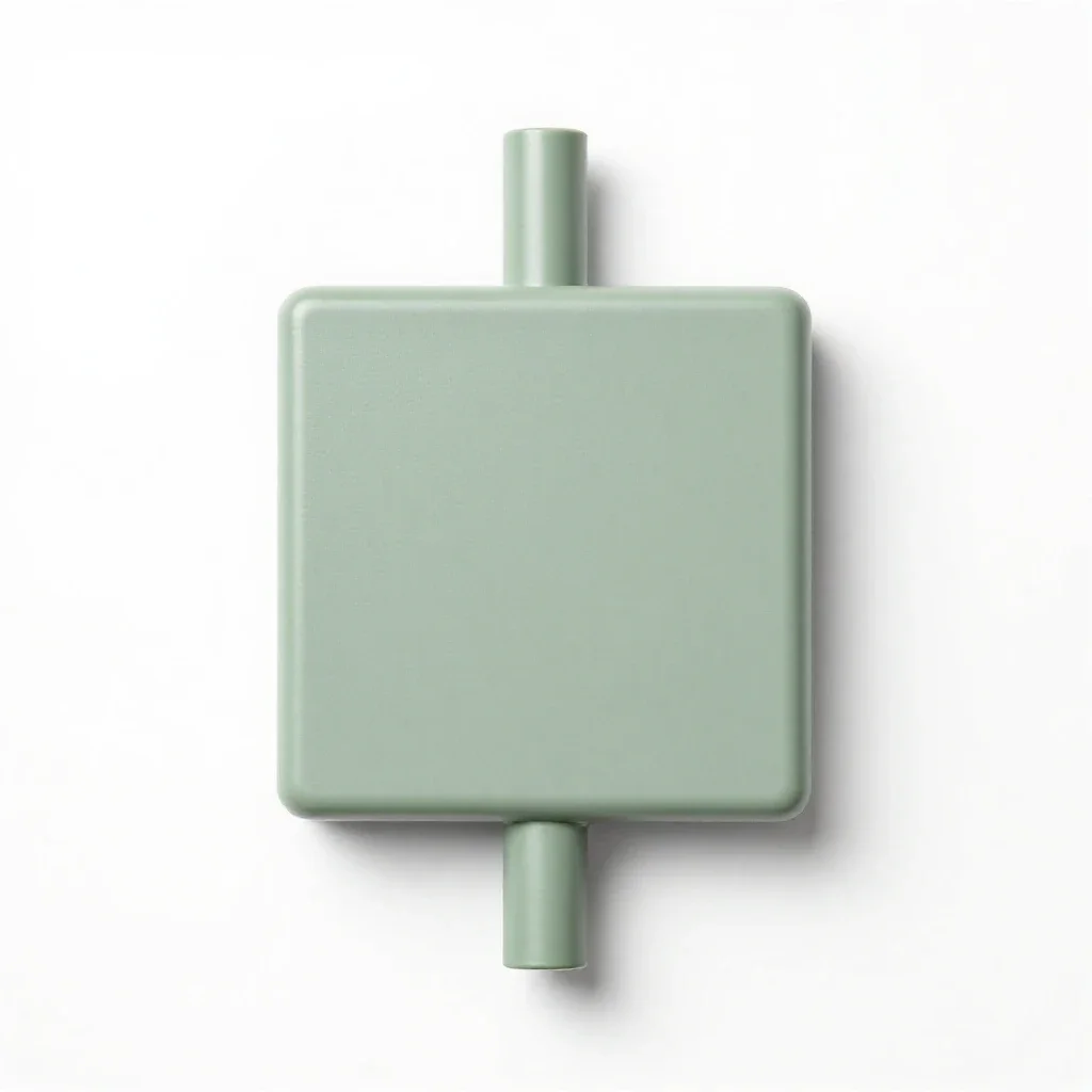 Pole isolated on a white background