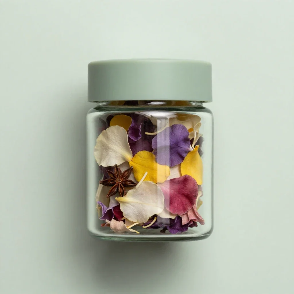Potpourri isolated on a white background