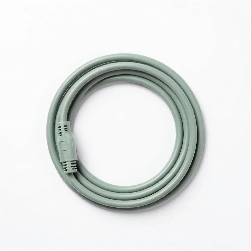 Power cord isolated on a white background