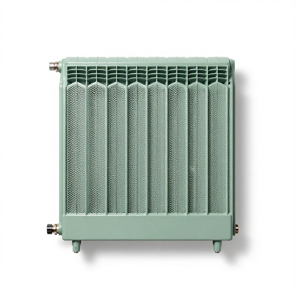 Radiator isolated on a white background