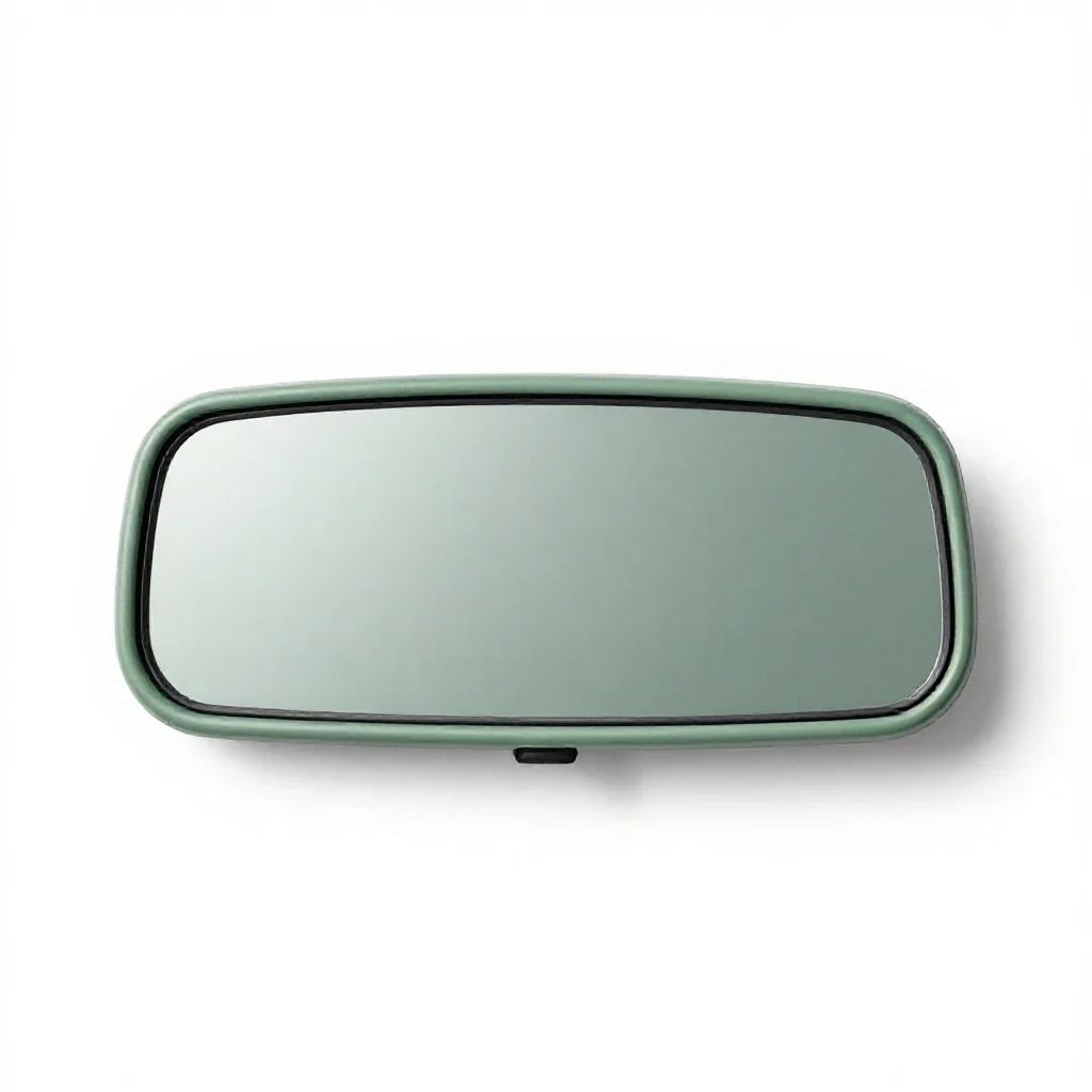 Rearview mirror isolated on a white background