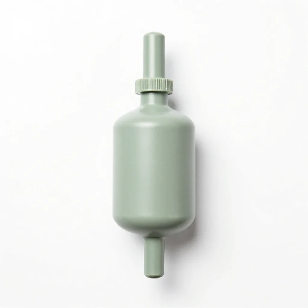 Reflux condenser isolated on a white background