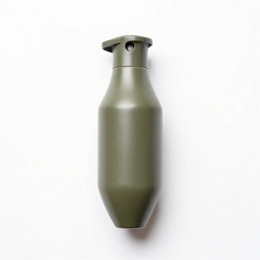 Rifle grenade isolated on a white background