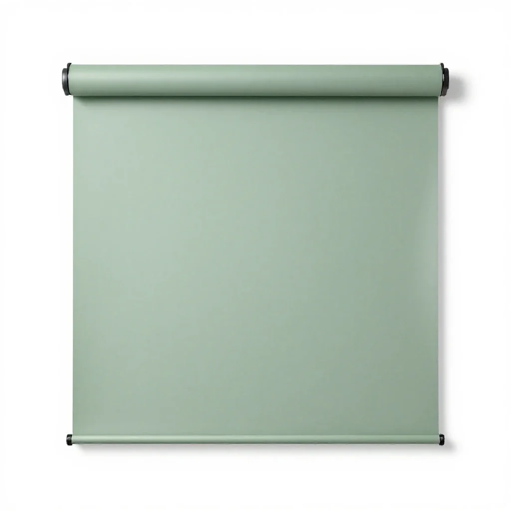 Roller blind isolated on a white background