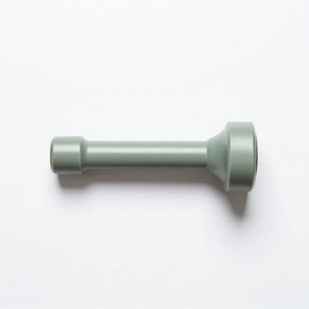 Rotating shaft isolated on a white background