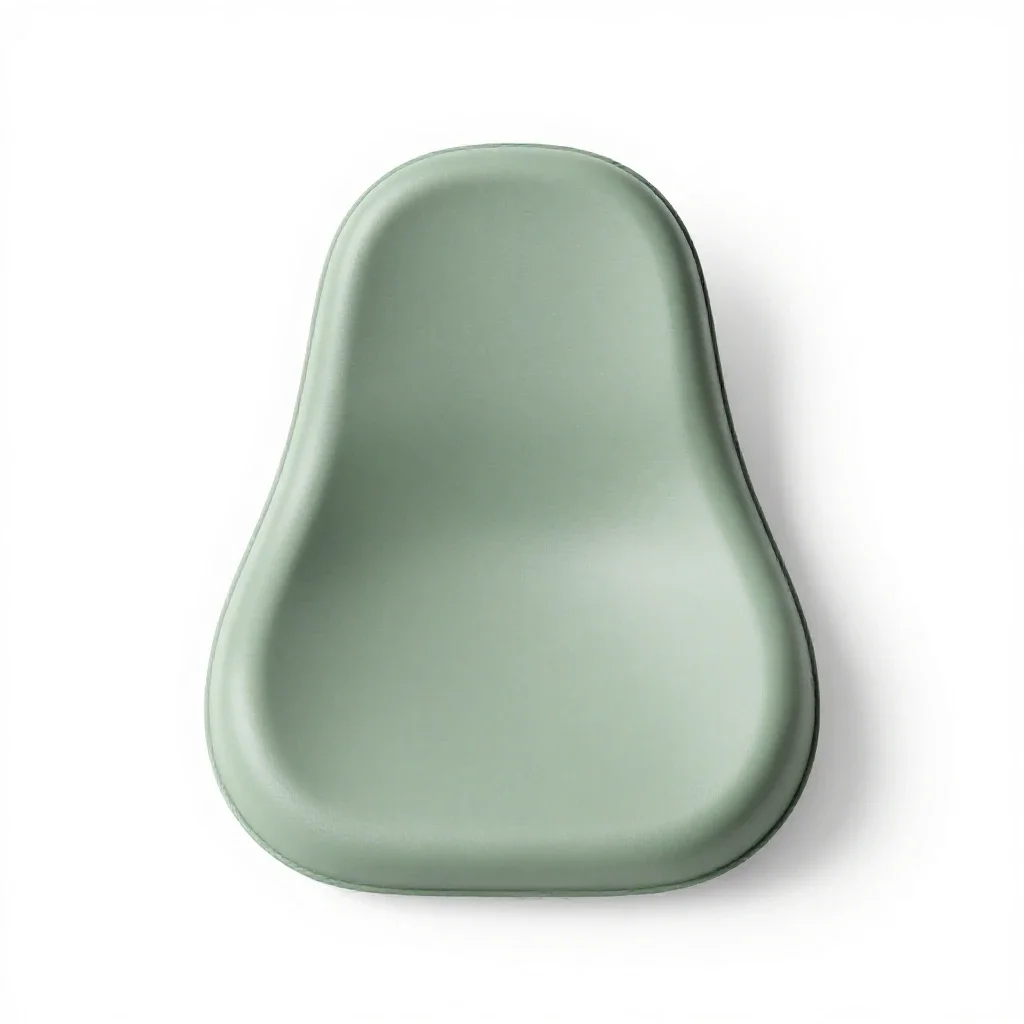 Saddle seat isolated on a white background