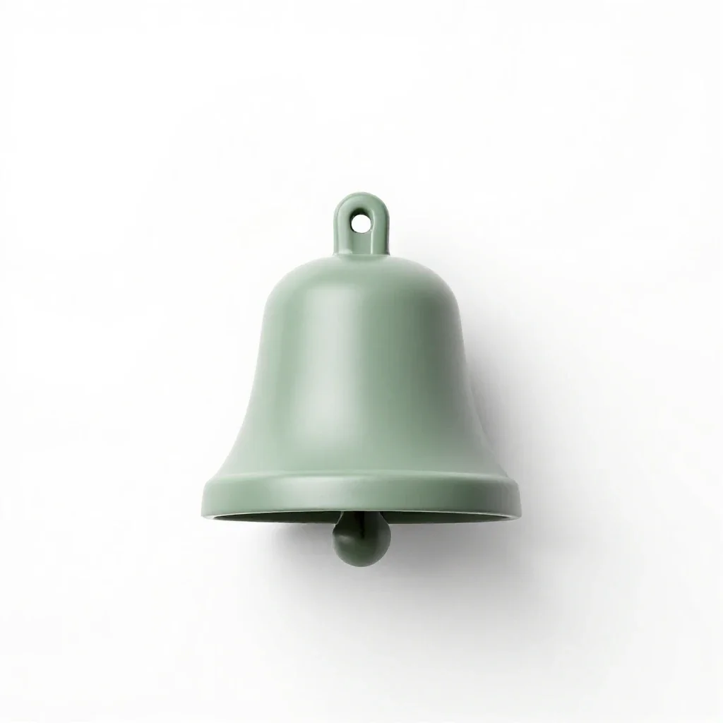 Sheep bell isolated on a white background