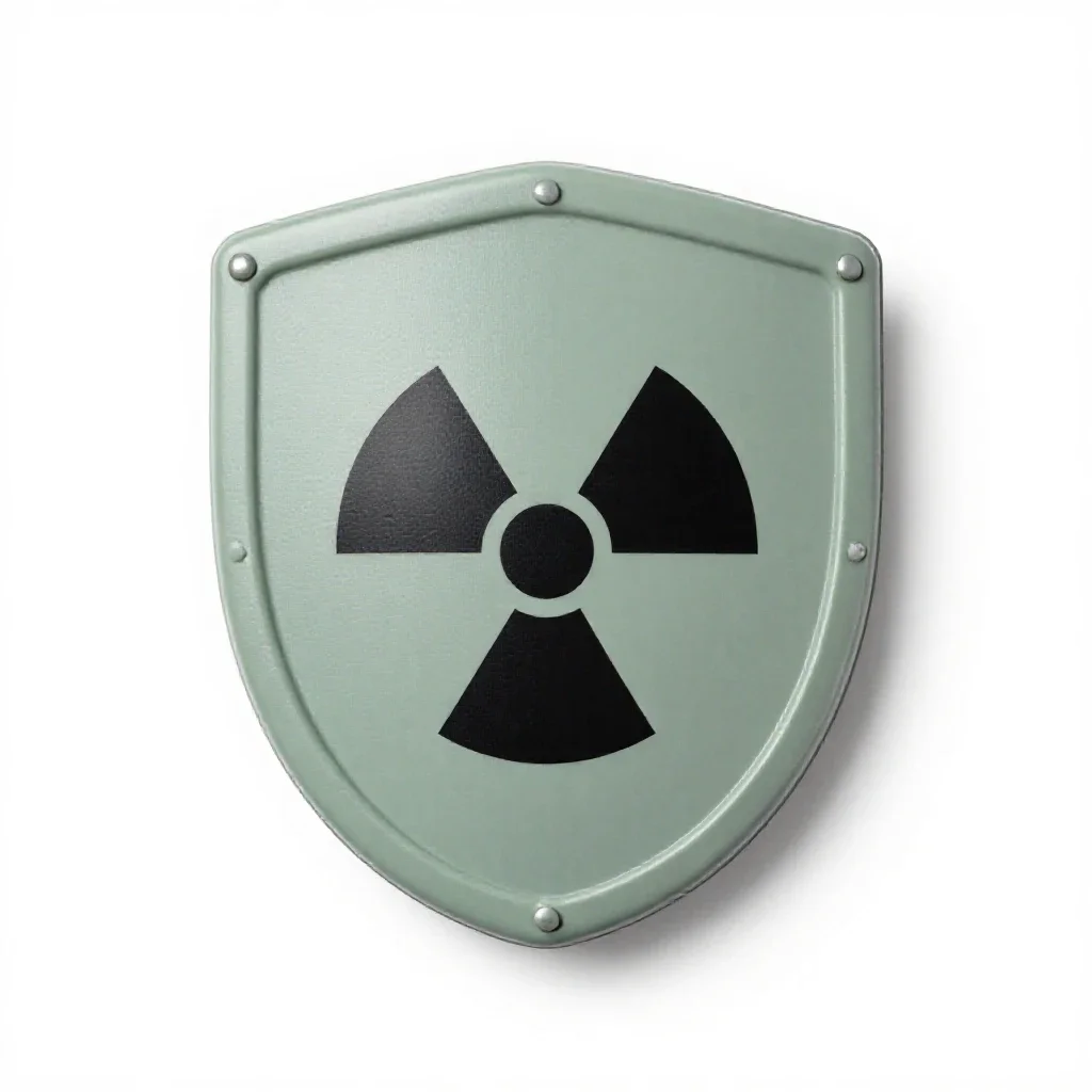 Shielding isolated on a white background