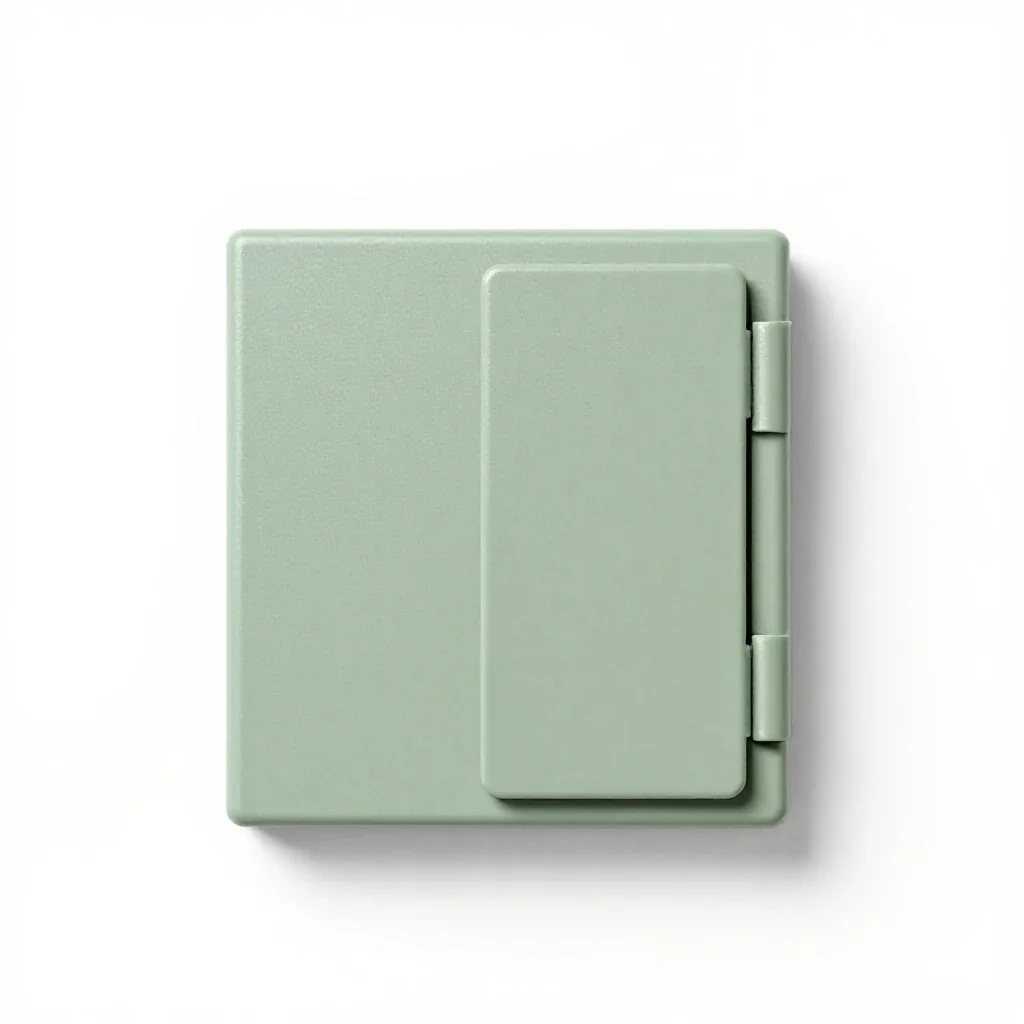 Shutting post isolated on a white background