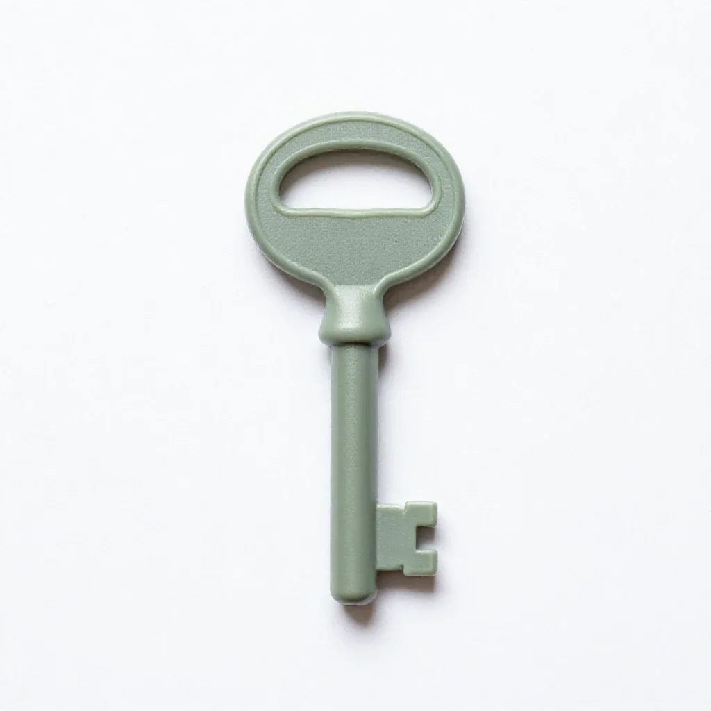Skeleton key isolated on a white background