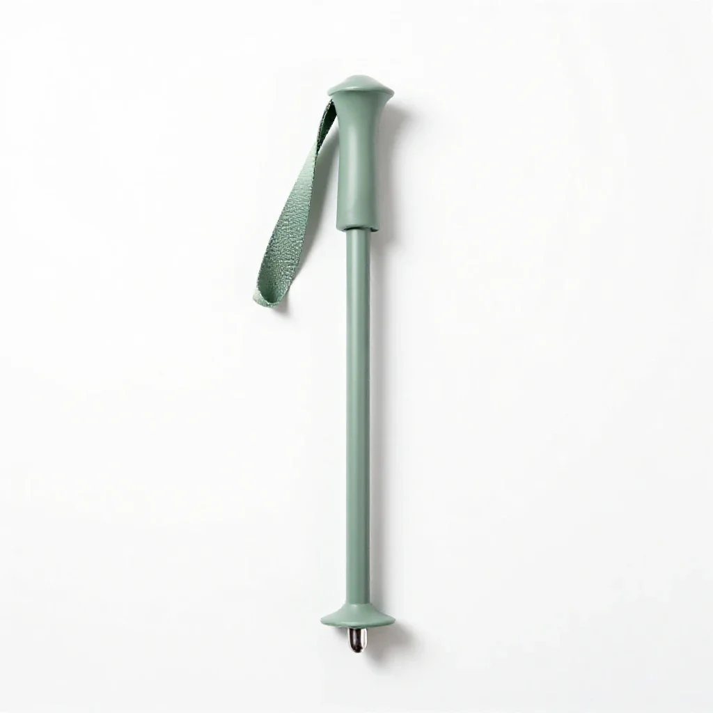 Ski pole isolated on a white background