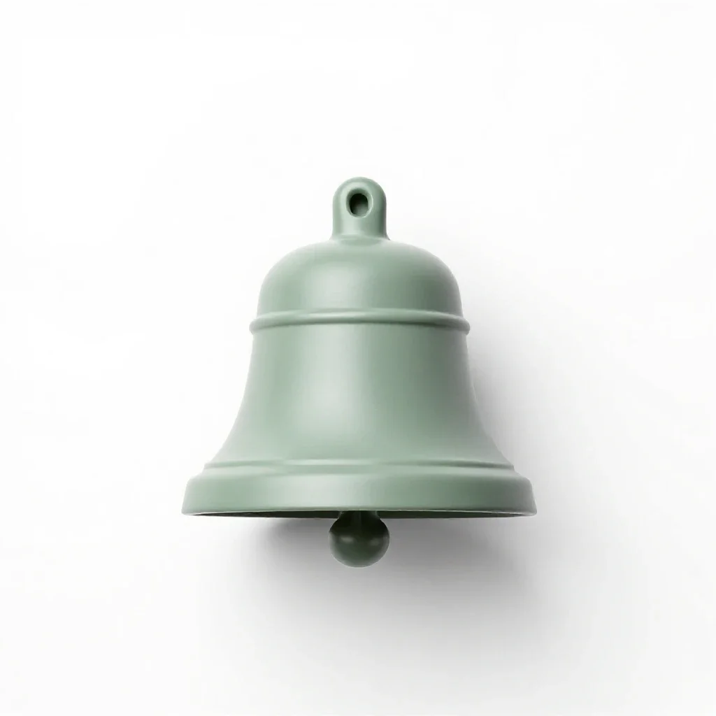 Sleigh bell isolated on a white background