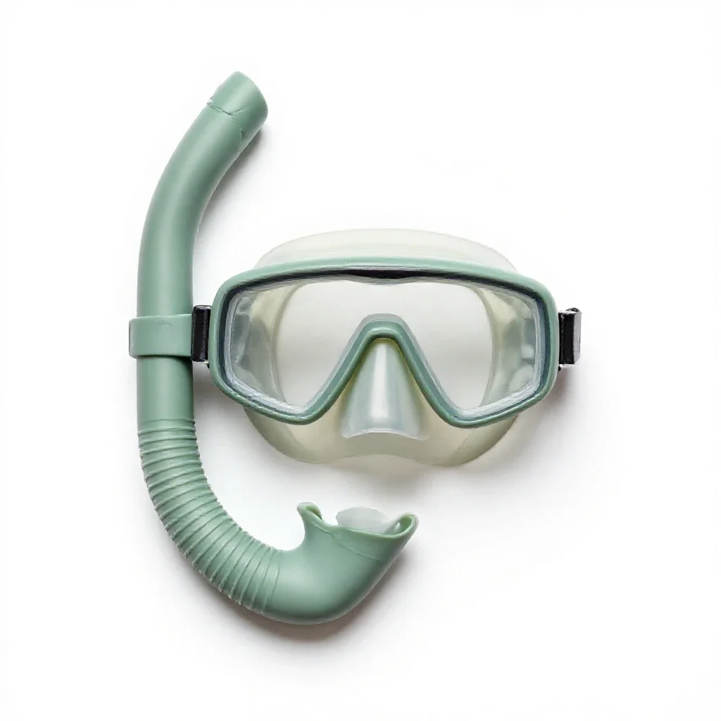 Snorkel isolated on a white background