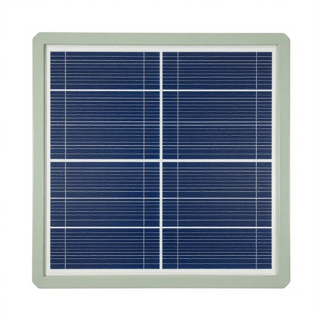 Solar array isolated on a white background