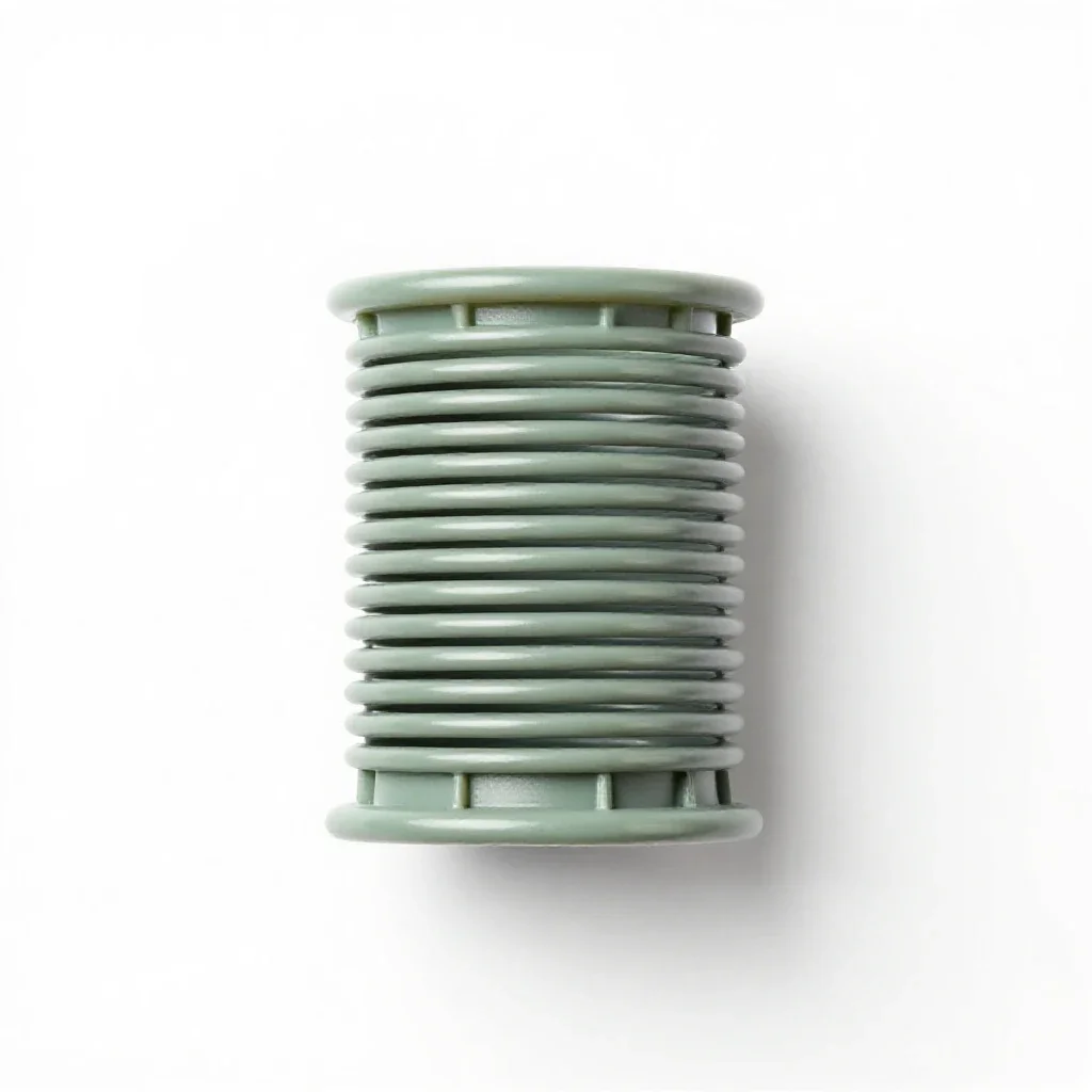 Solenoid isolated on a white background