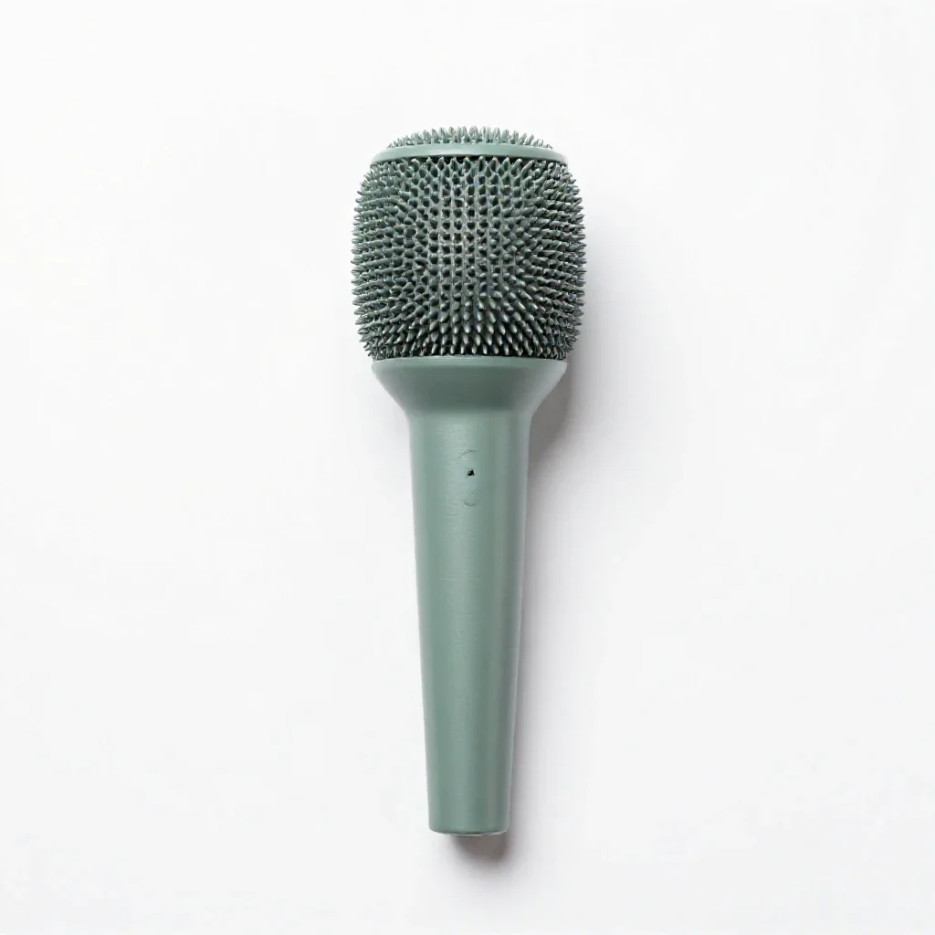 Spike mike isolated on a white background