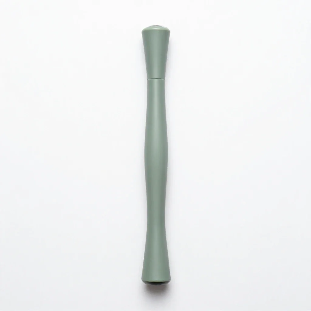 Spinning rod isolated on a white background