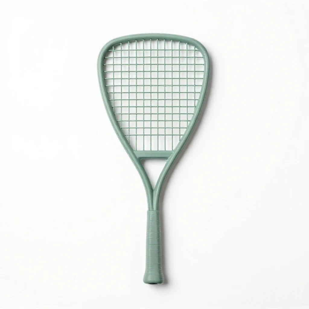 Squash racket isolated on a white background