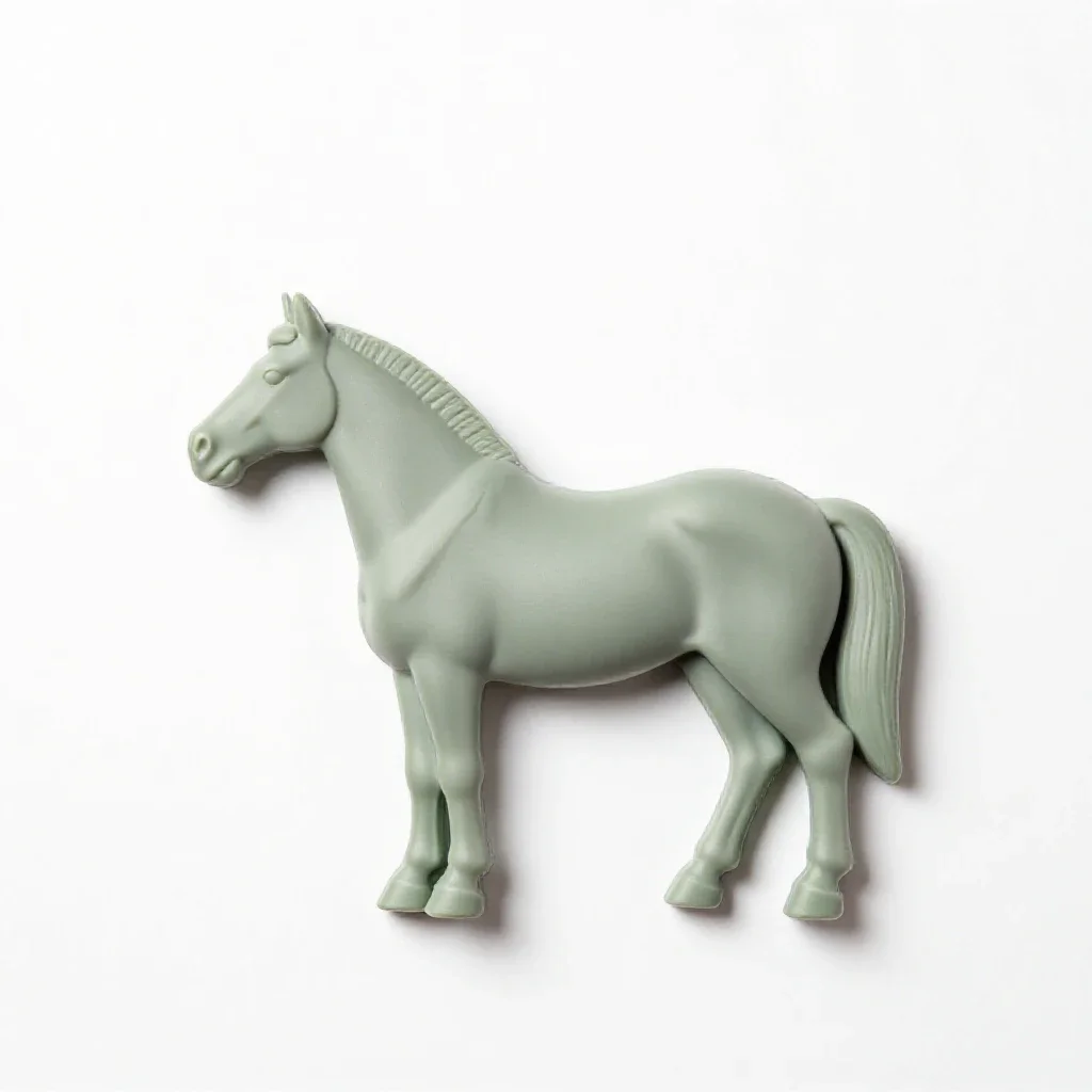 Stalking-horse isolated on a white background