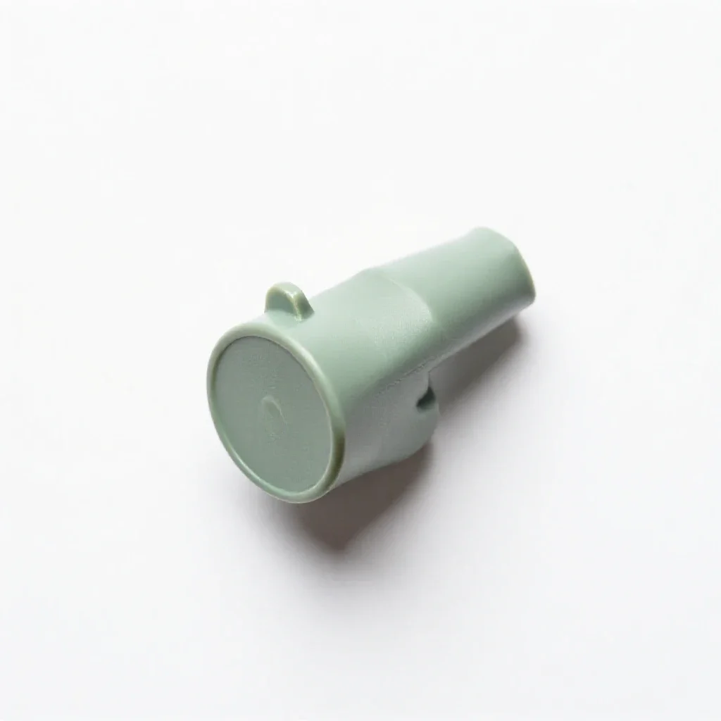 Steam whistle isolated on a white background