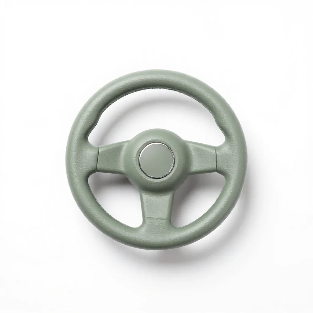 Steering system isolated on a white background