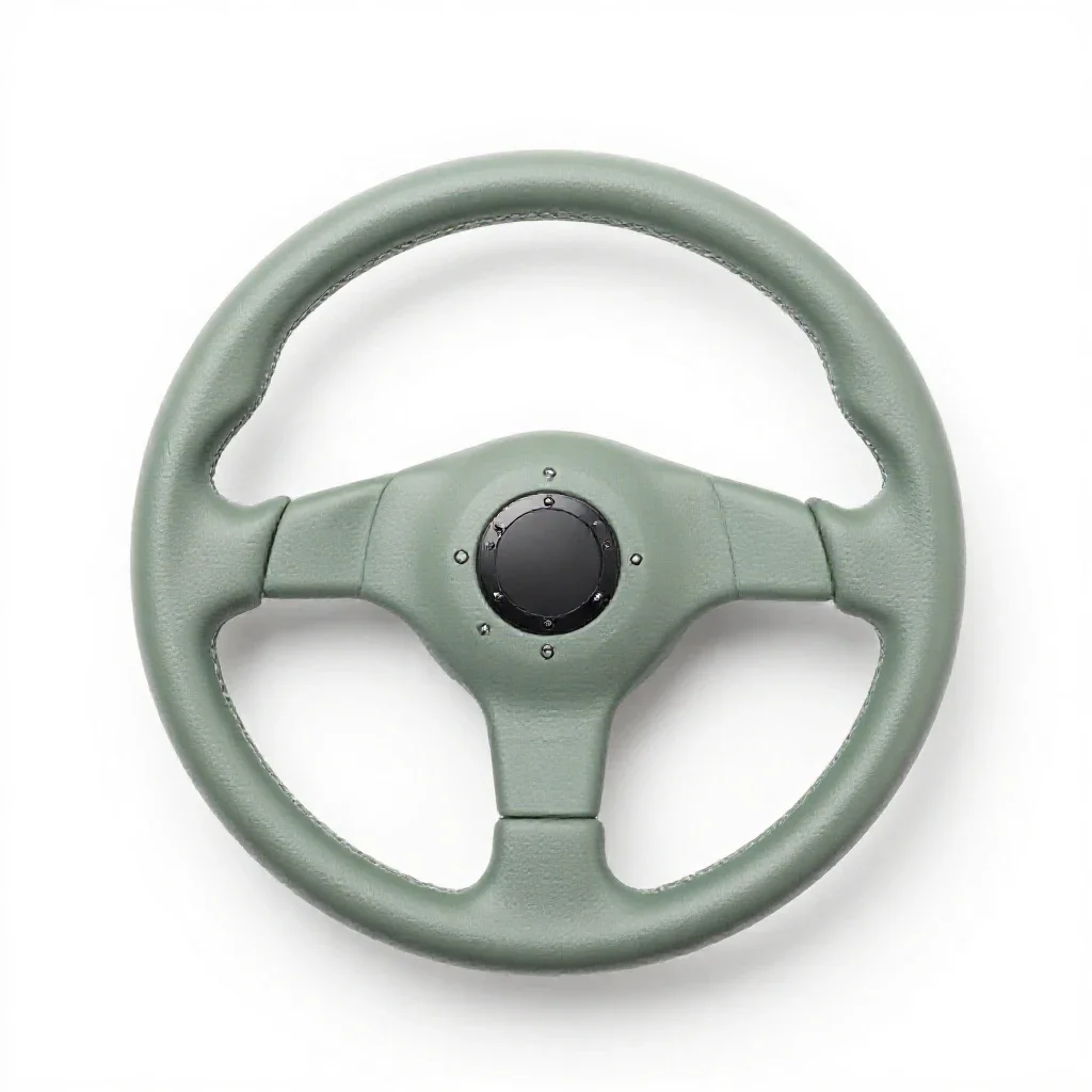 Steering wheel isolated on a white background