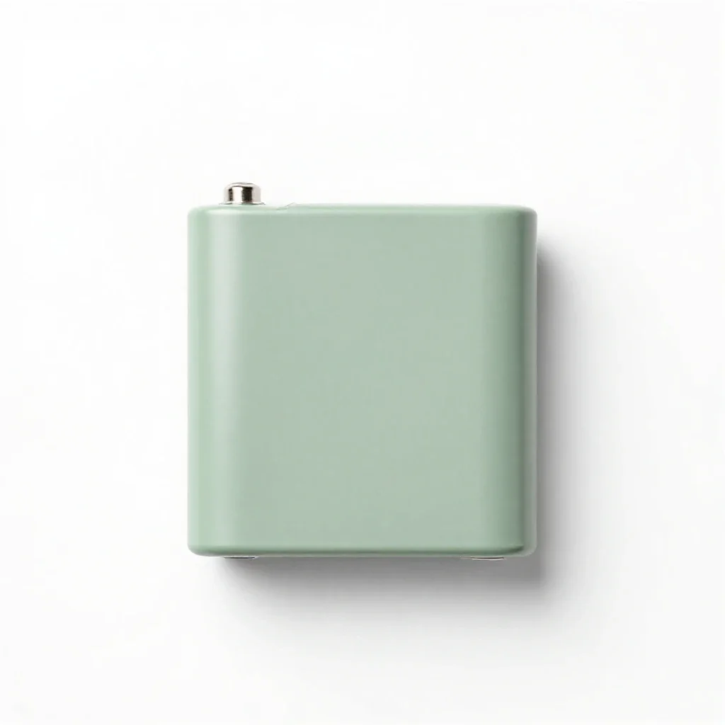 Storage battery isolated on a white background