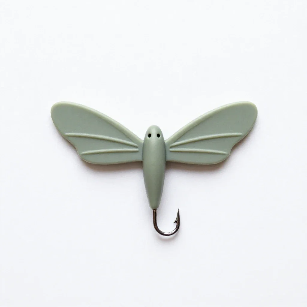 Streamer fly isolated on a white background