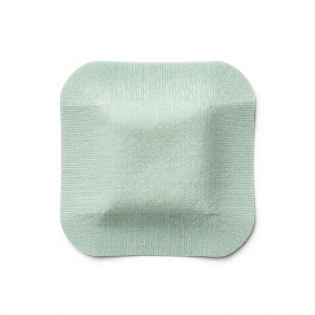 Surgical dressing isolated on a white background
