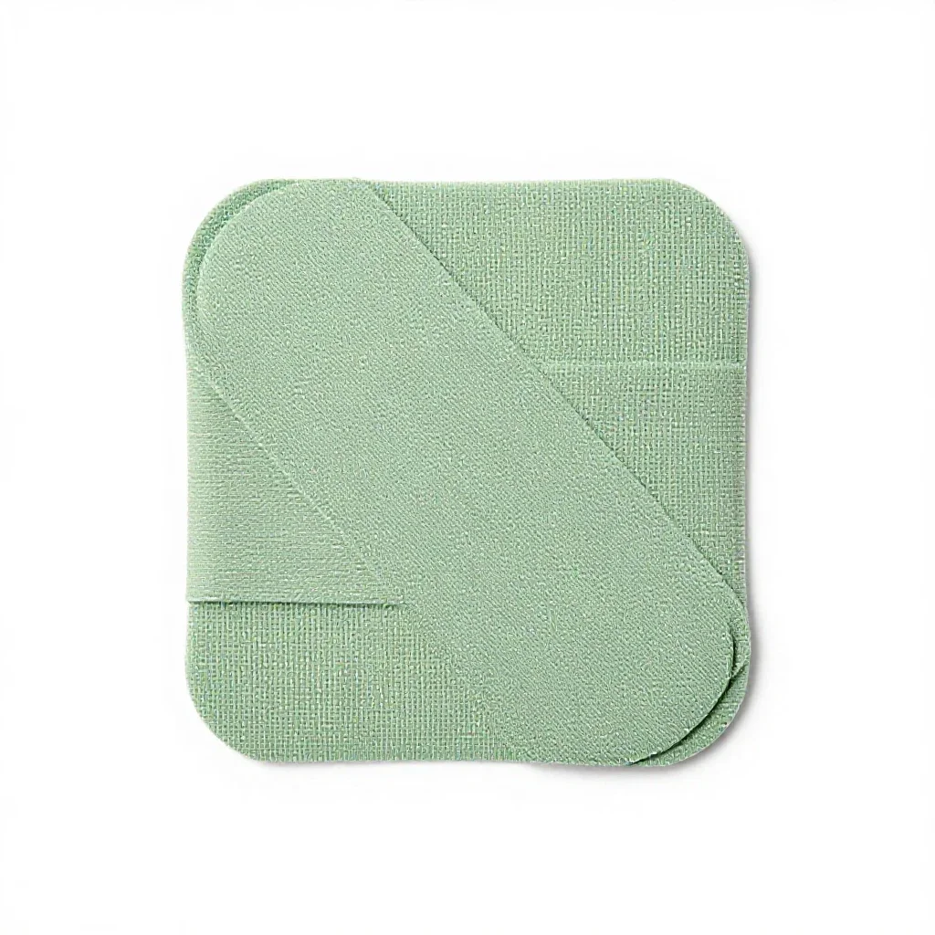 Oblique bandage isolated on a white background