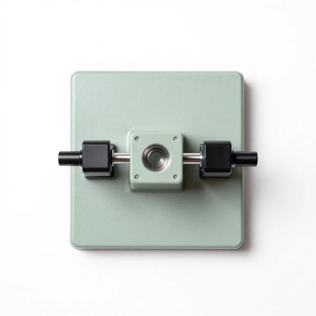 Optical bench isolated on a white background