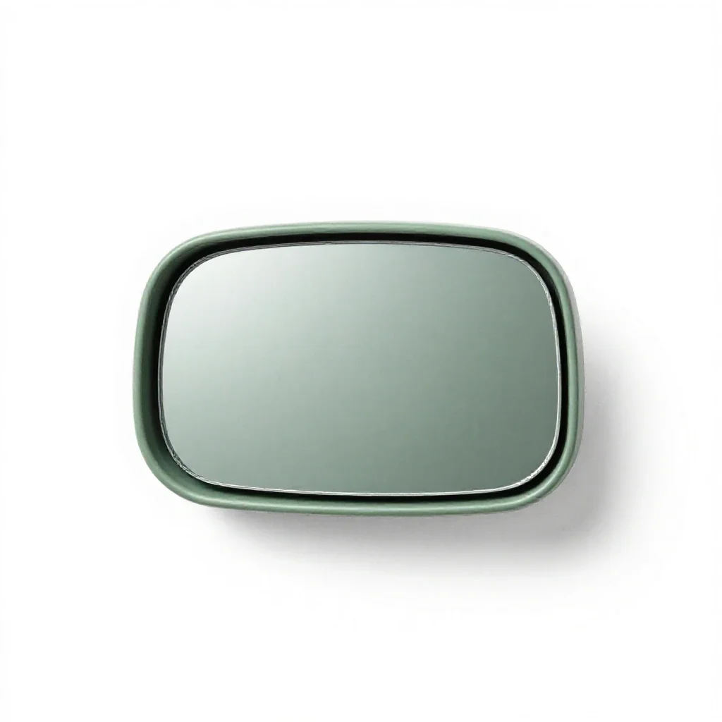 Outside mirror isolated on a white background