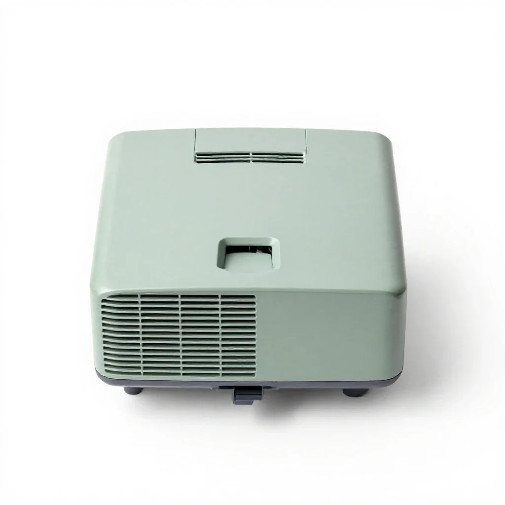 Overhead projector isolated on a white background