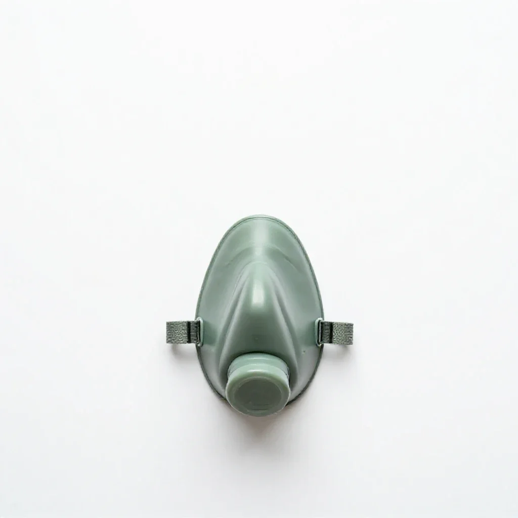 Oxygen mask isolated on a white background