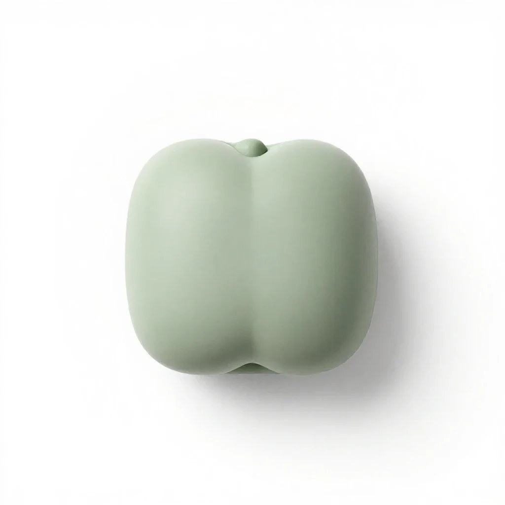 Peach pit isolated on a white background