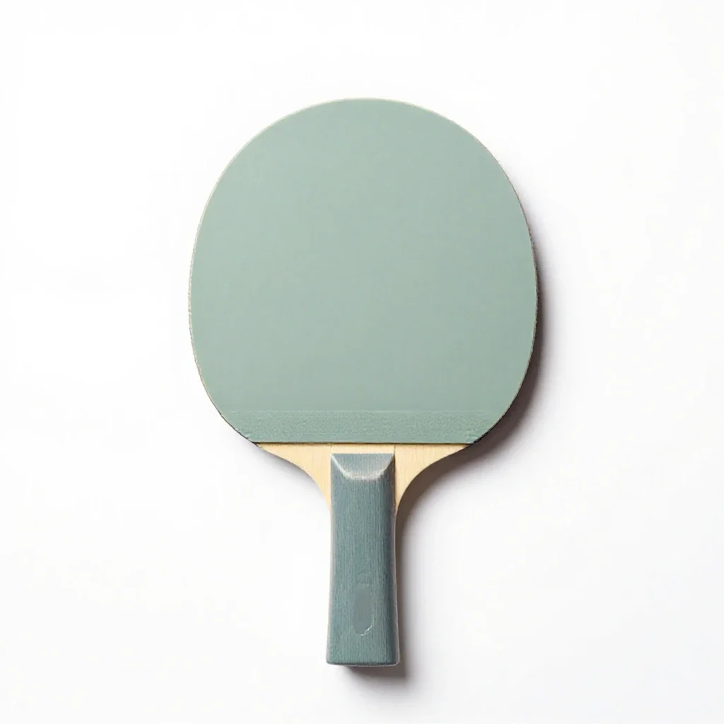 Table-tennis racquet isolated on a white background