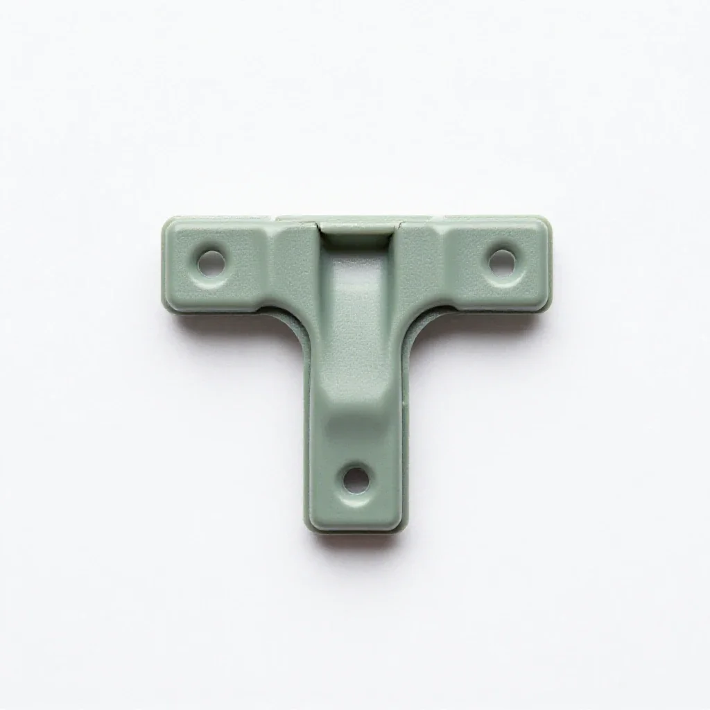 Tee hinge isolated on a white background