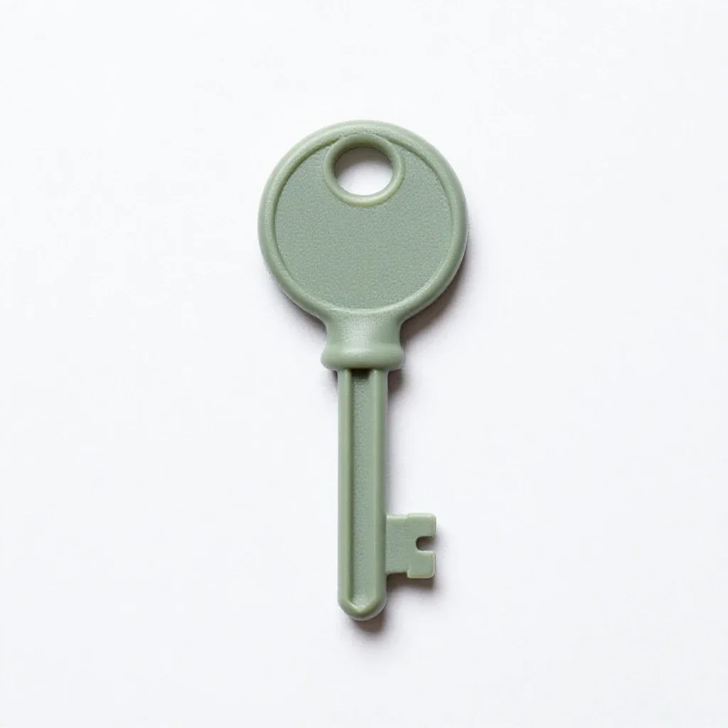 Telegraph key isolated on a white background