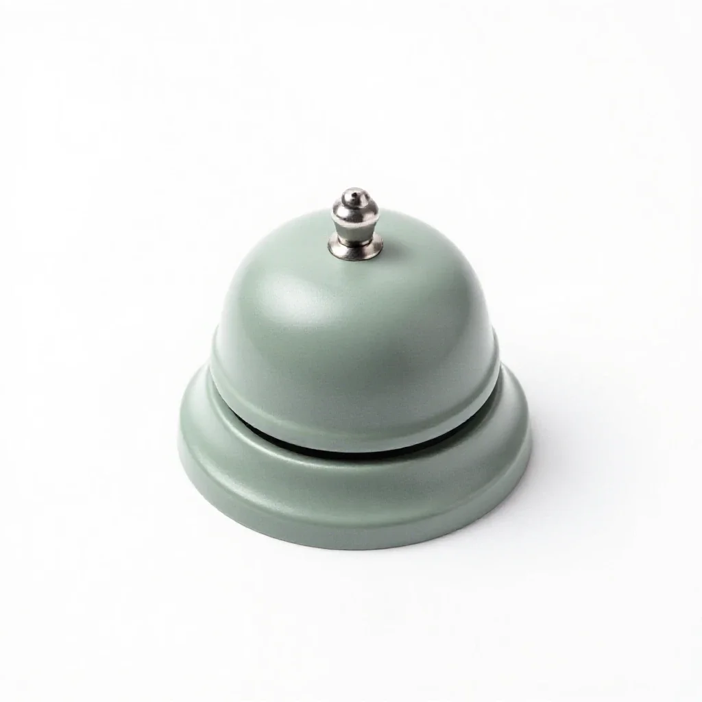 Telephone bell isolated on a white background