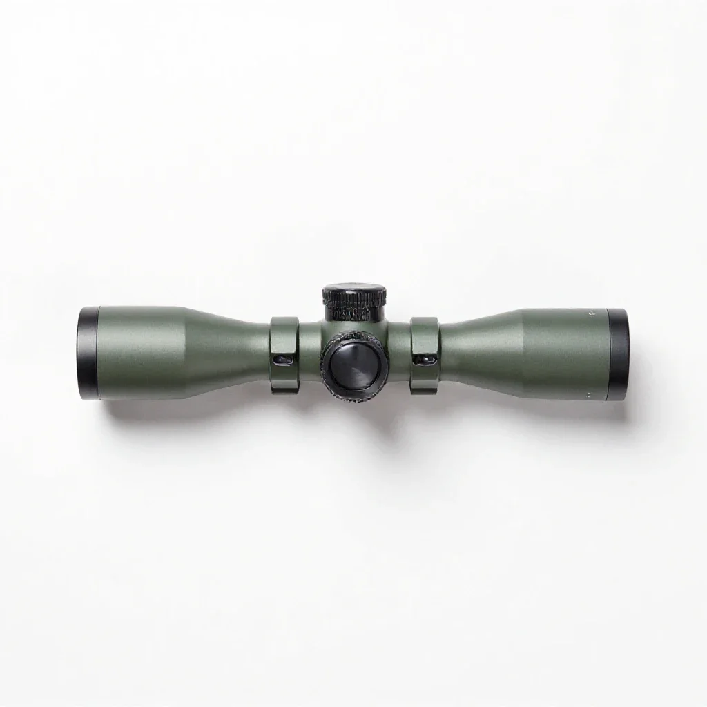 Telescopic sight isolated on a white background